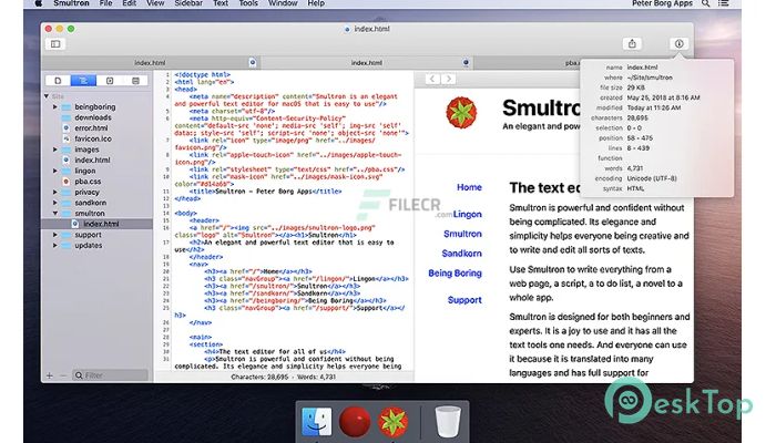 下载 Smultron 12.5.3 免费Mac版