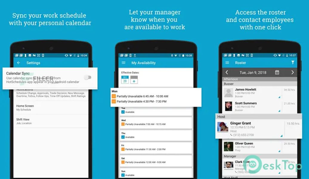 HotSchedules v4.196.0-1504 APK MOD Полная бесплатная загрузка