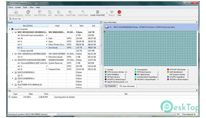  R-Studio 9.4.191349 Technician Tam Sürüm Aktif Edilmiş Ücretsiz İndir