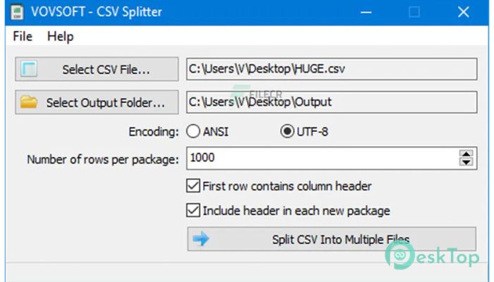 تحميل برنامج VovSoft CSV Splitter  1.8 برابط مباشر