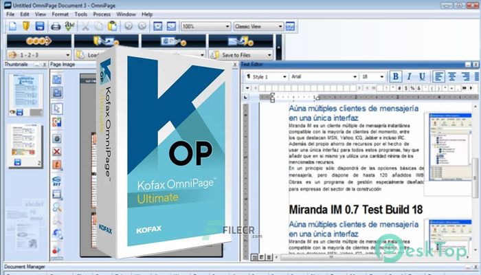 Kofax OmniPage Ultimate 19.2 Tam Sürüm Aktif Edilmiş Ücretsiz İndir