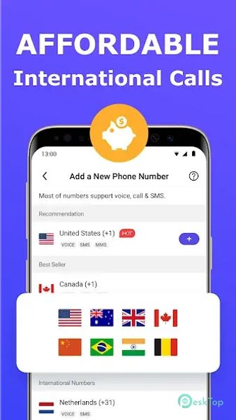 2nd Phone Number - Call & Text 6.2.2 APK MOD Полная бесплатная загрузка