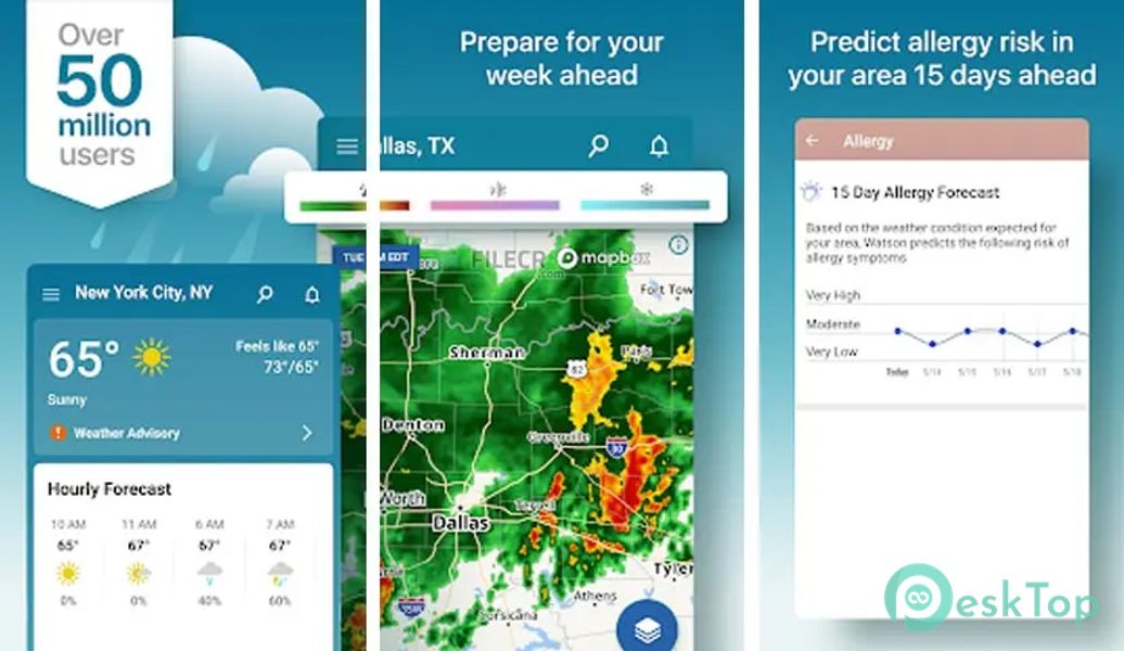 The Weather Channel 10.69.1 APK MOD Полная бесплатная загрузка