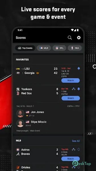ESPN 7.10.3 APK MOD Tam Ücretsiz İndir