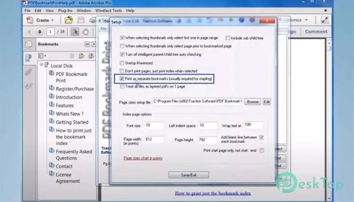 Download Traction PDF Bookmark Print Batch 1.16 Free Full Activated