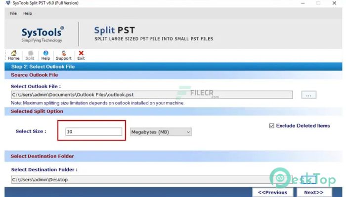 Download SysTools Split PST 8.3 Free Full Activated