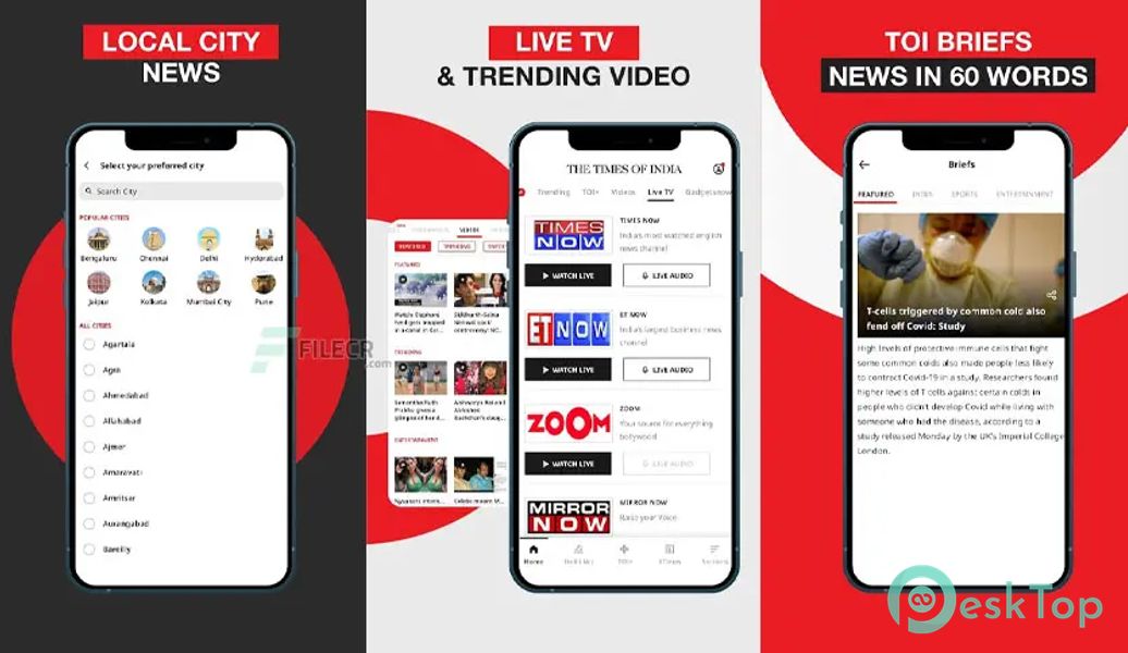 Times Of India - News Updates 8.5.8.0 APK MOD Полная бесплатная загрузка