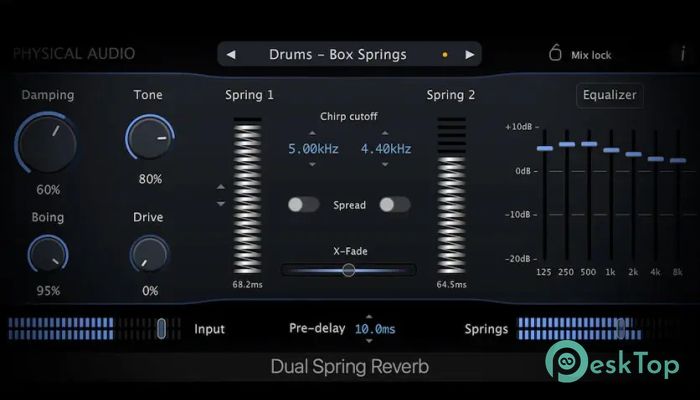 تحميل برنامج Physical Audio Dual Spring Reverb 3.1.7 برابط مباشر