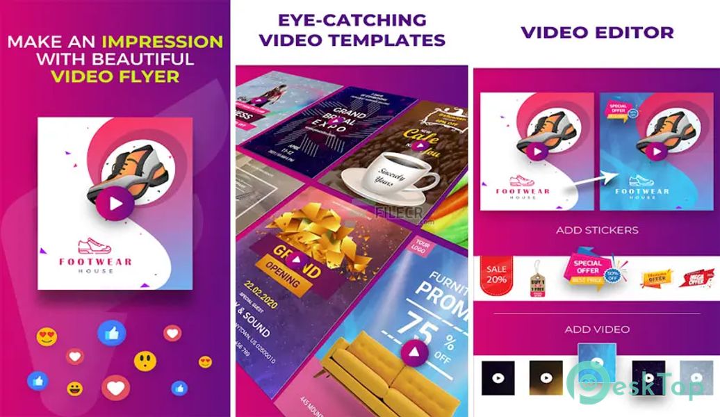 Video Flyer Maker, Templates 40.0 APK MOD Unlocked (Full) Free Download