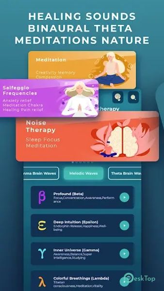 Healing Sounds & Sound Therapy 3.2.0 APK MOD Полная бесплатная загрузка