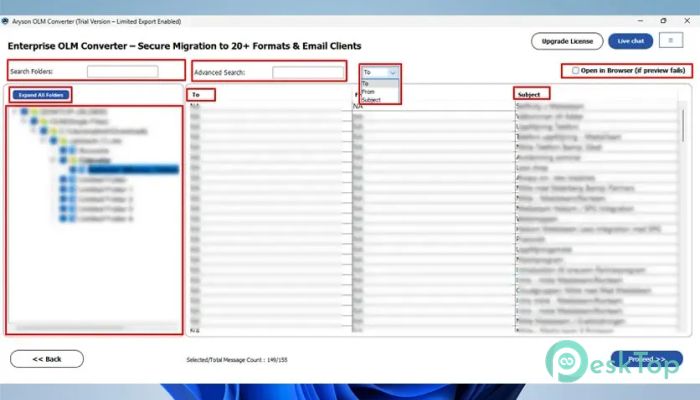Скачать Aryson OLM Converter Tool 1.0 полная версия активирована бесплатно