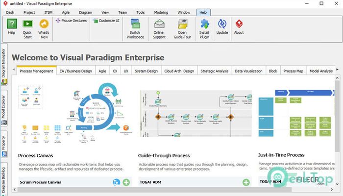  تحميل برنامج Visual Paradigm Enterprise 15.2 برابط مباشر