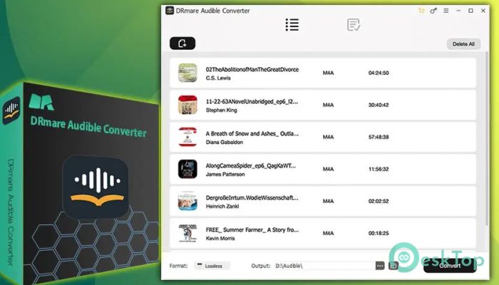 DRmare Audible Converter 1.0.0.1 Tam Sürüm Aktif Edilmiş Ücretsiz İndir