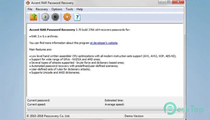 Descargar Accent RAR Password Recovery 1.0 Completo Activado Gratis