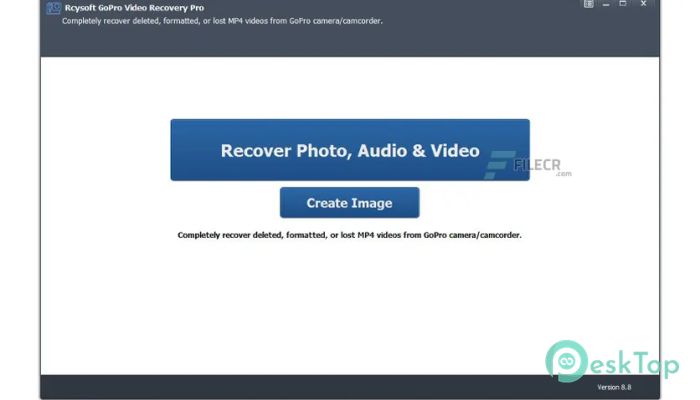 Download Rcysoft GoPro Video Recovery Pro 8.8.0.0 Free Full Activated