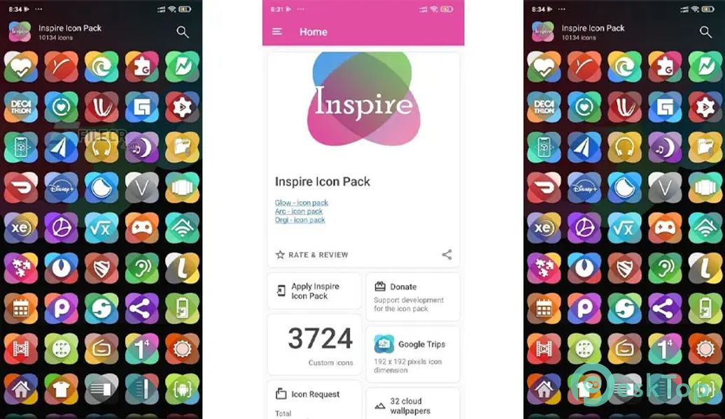 Télécharger Inspire – Icon Pack v4.5 APK MOD Gratuitement et Complet