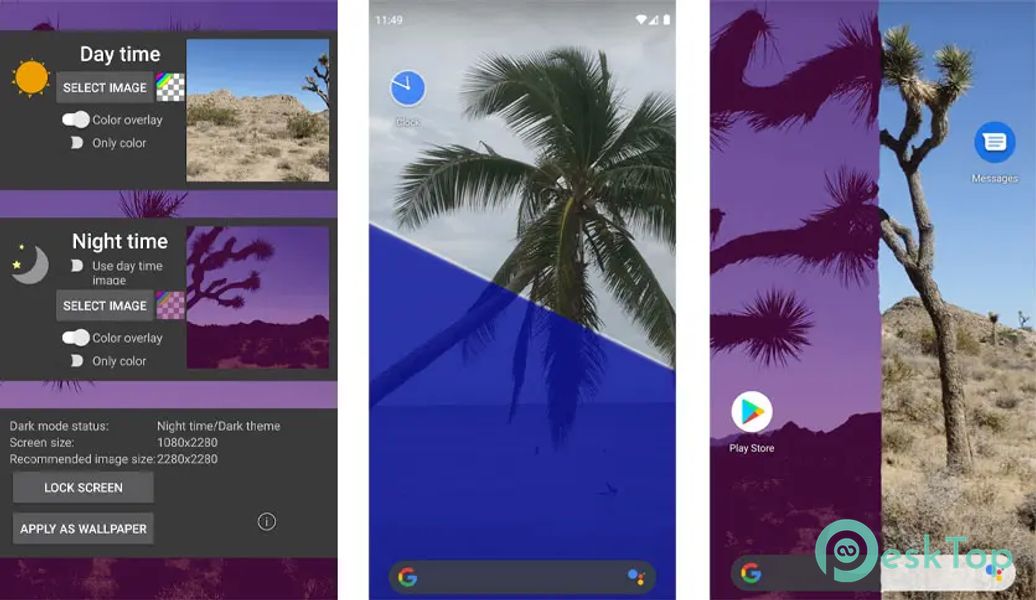 Dark Mode Live Wallpaper v1.5.0 APK MOD Tam Ücretsiz İndir