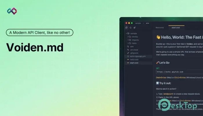 ApyHub Voiden 1.0 完全アクティベート版を無料でダウンロード