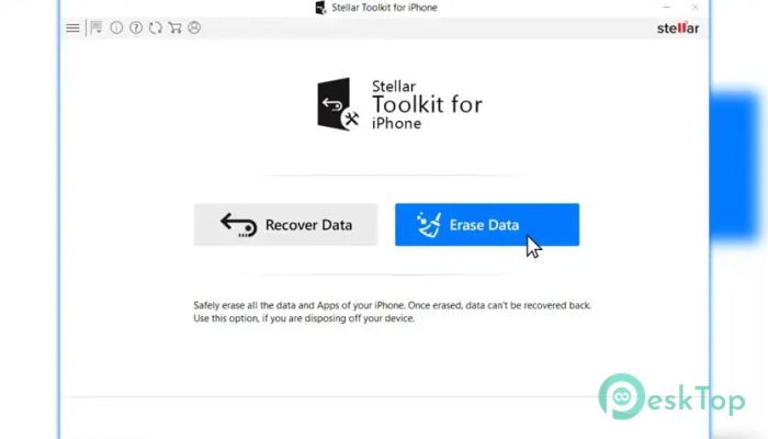 Stellar iPhone Data Eraser 1.1 Tam Sürüm Aktif Edilmiş Ücretsiz İndir