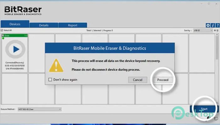 BitRaser Mobile Eraser and Diagnostics 3.0.0.7 Tam Sürüm Aktif Edilmiş Ücretsiz İndir