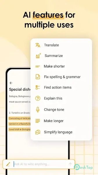 AI Note Taker: Chat with GPT 7.0.31 APK MOD Полная бесплатная загрузка