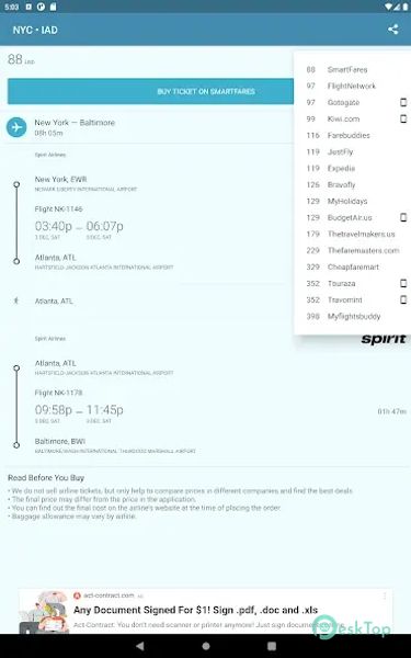 Cheap Flights 1.1 APK MOD Tam Ücretsiz İndir