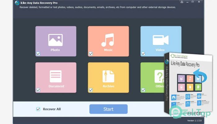 Download iLike Any Data Recovery Pro 9.0.0 Free Full Activated