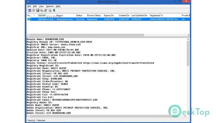 下载 WhoisThisDomain 2.46 免费完整激活版