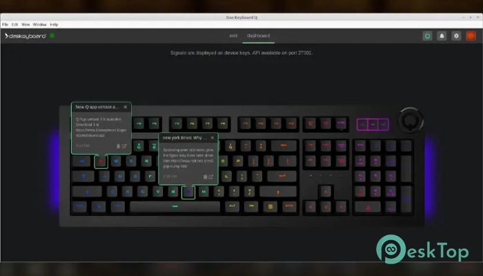 Скачать Das Keyboard Q Desktop 4.1.5 полная версия активирована бесплатно