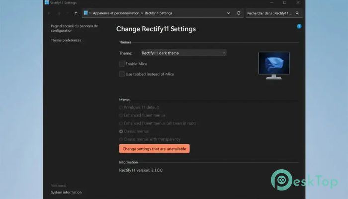 Rectify11 v3.2 Tam Sürüm Aktif Edilmiş Ücretsiz İndir