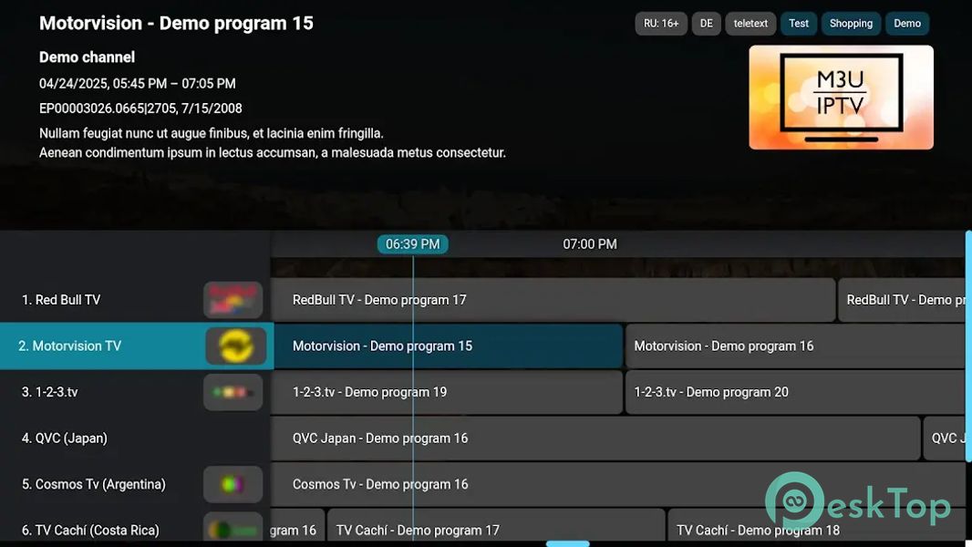 M3U IPTV 3.0.6.2 APK MOD Unlocked (Full) Free Download