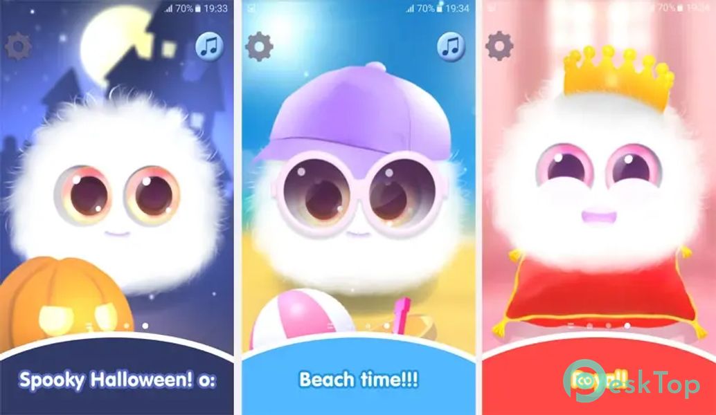Fluffy Peach Live Wallpaper 1.1.4 APK MOD Tam Ücretsiz İndir