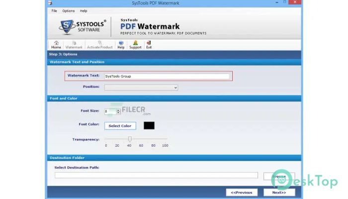 تحميل برنامج SysTools PDF Watermark Remover 4.0 برابط مباشر