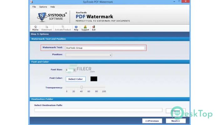 Скачать SysTools PDF Watermark Remover 6.0.0 полная версия активирована бесплатно