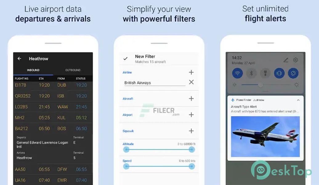 Plane Finder - Flight Tracker 7.8.4 APK MOD Unlocked (Full) Free Download