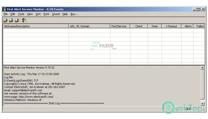 Download ElectraSoft First Alert Service Monitor 23.03.25 Free Full Activated