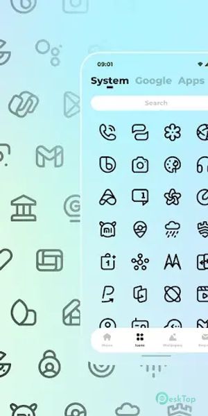 NYON DARK Icon Pack 1.5 APK MOD Descarga gratuita completa
