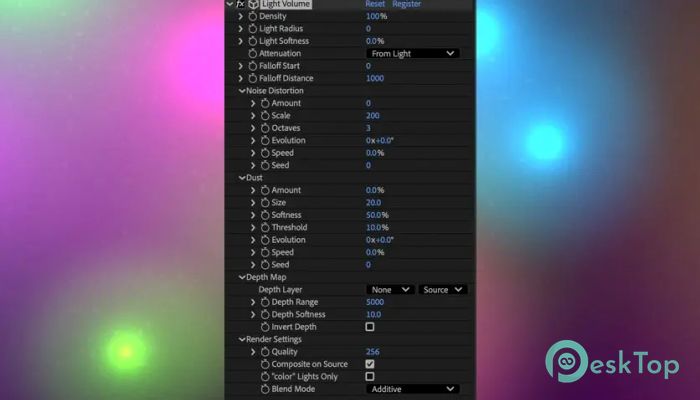 Aescripts Light Volume 1.0 Tam Sürüm Aktif Edilmiş Ücretsiz İndir