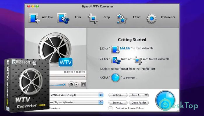  تحميل برنامج Bigasoft WTV Converter 5.7.0.8427 برابط مباشر للماك