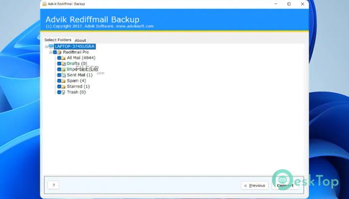  تحميل برنامج Advik Rediffmail Backup 4.0 برابط مباشر