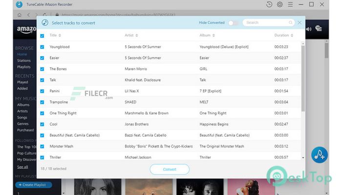 TuneCable iMazon Recorder 1.3.4 Tam Sürüm Aktif Edilmiş Ücretsiz İndir