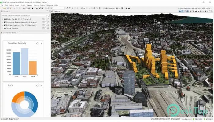 Télécharger Esri CityEngine 2019 2024.1.10650 Gratuitement Activé Complètement