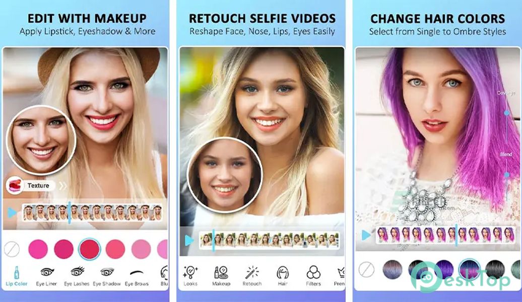 YouCam Video Editor: Makeup, Retouch & Selfie Edit v1.13.1 APK MOD Unlocked (Full) Free Download