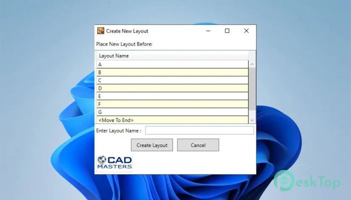 CAD Masters CMI Layout Manager