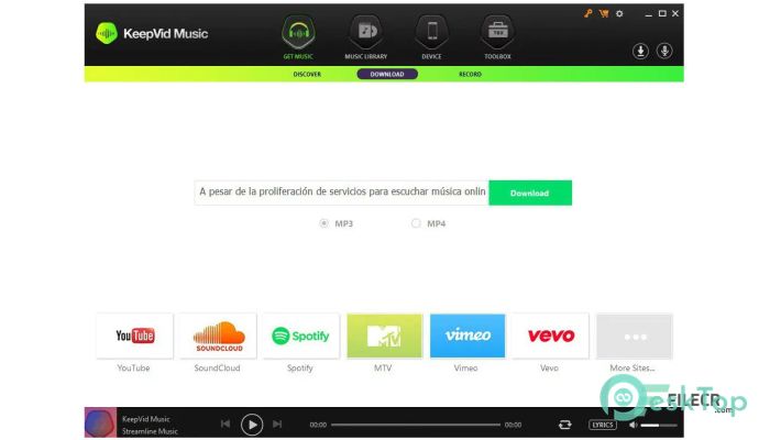 Download KeepVid Music 8.3.0.2 Free Full Activated