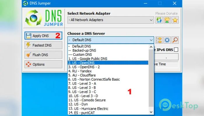 Télécharger Sordum DNS Jumper 2.3 Gratuitement Activé Complètement