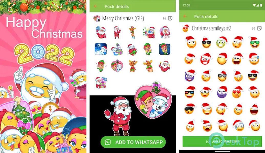 Christmas Stickers & GIF (WAStickerApps) v1.1.0 APK MOD تحميل مجاني كامل