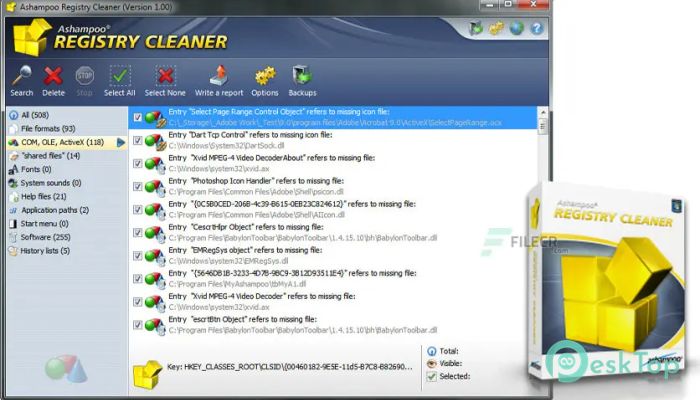 Ashampoo Registry Cleaner 2.00 完全アクティベート版を無料でダウンロード