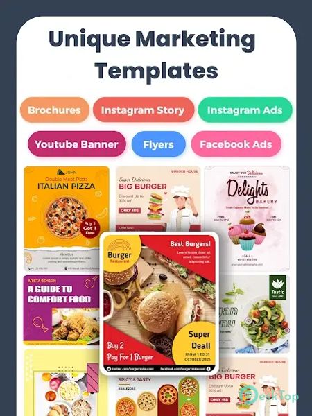 Menu Maker, Menu Templates 69.0 APK MOD Unlocked (Full) Free Download