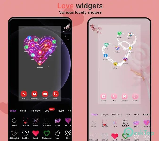Love Launcher: lovely launcher 4.5.2 APK MOD フル無料ダウンロード